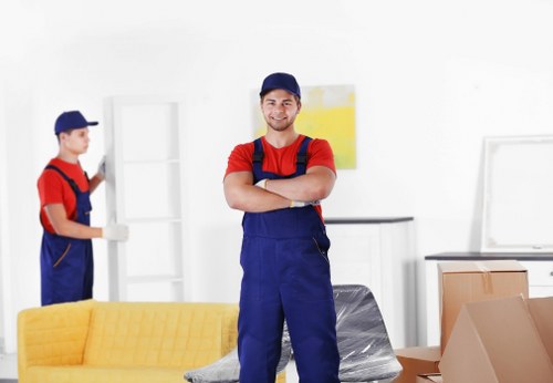 Packed items prepared for long-term storage in Sevensisters