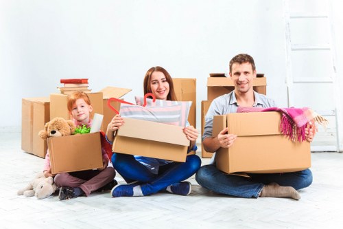 Efficient packing and labeling for a stress-free Sevensisters move