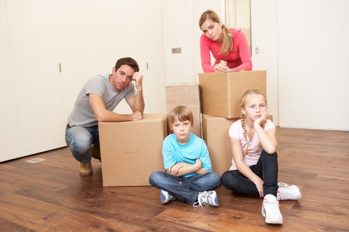Homeowner using secure storage in Sevensisters for moving and decluttering