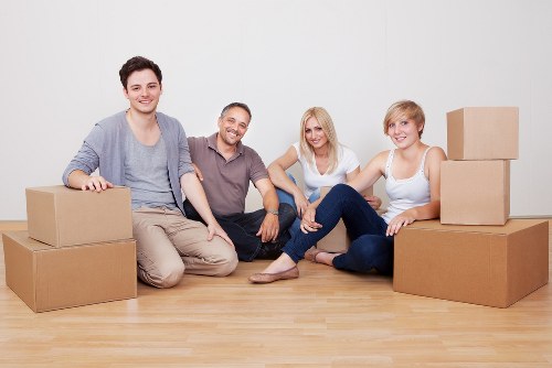Organized storage space in Sevensisters with labeled boxes and furniture